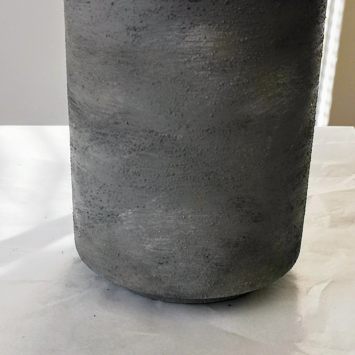 Aged Concrete Style Vase
