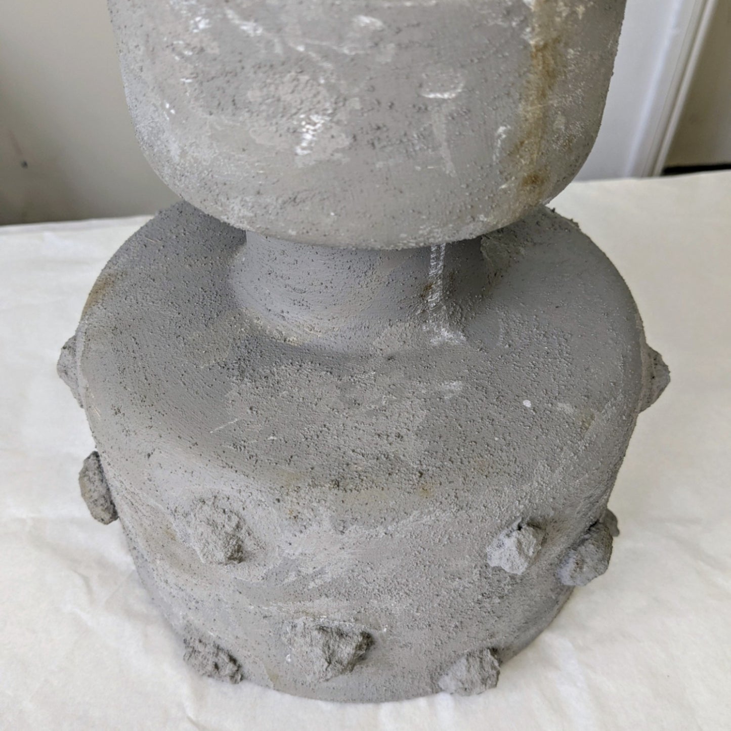 Faux Stone Aged Bubble Vase