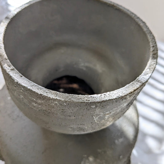 Faux Stone Aged Bubble Vase