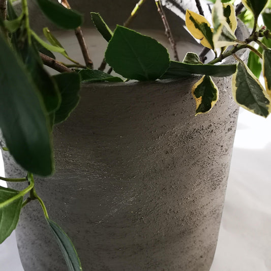 Aged Concrete Style Vase