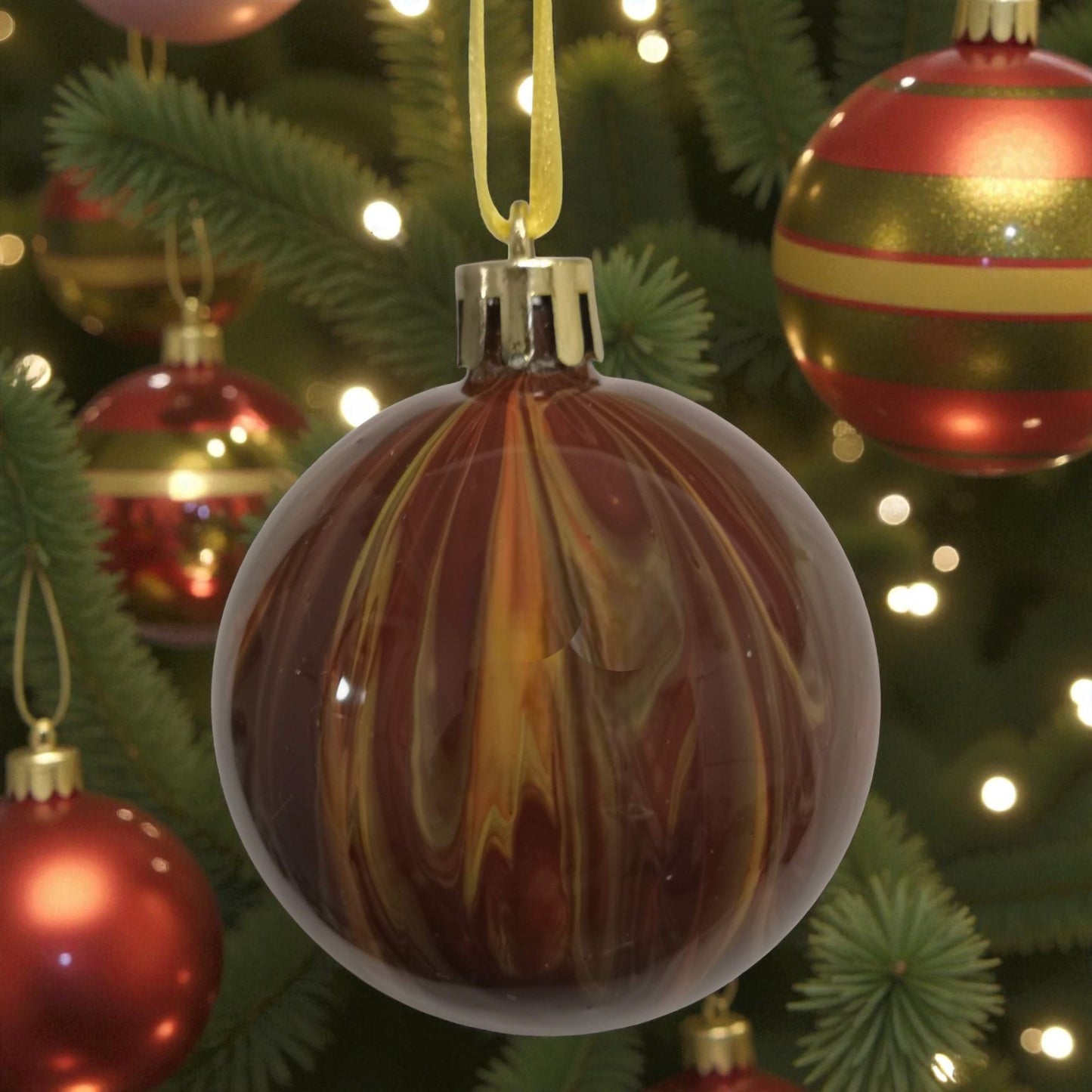 Acrylic Poured Baubles - Medium