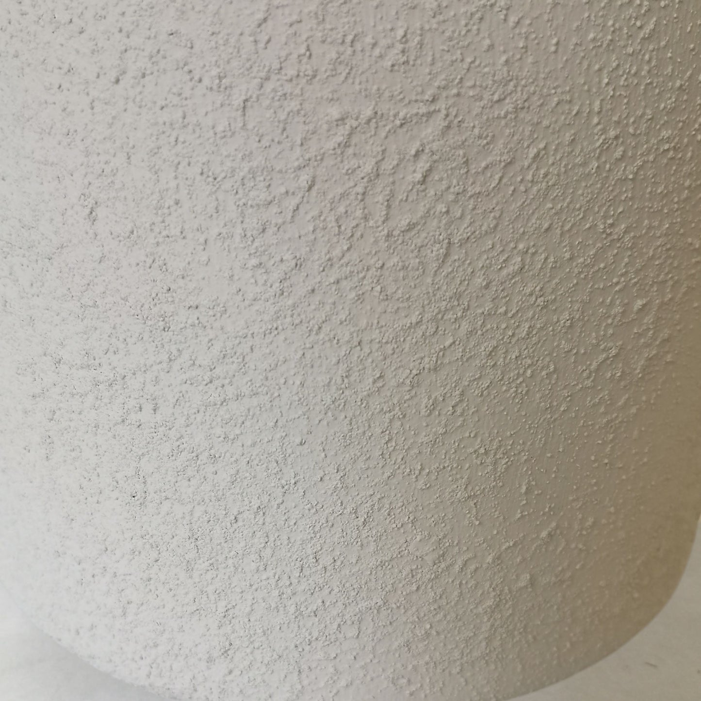 Cream Faux Stone Cylinder Vase