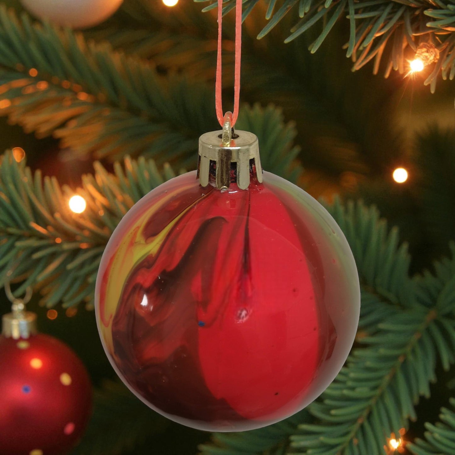 Acrylic Poured Baubles - Medium