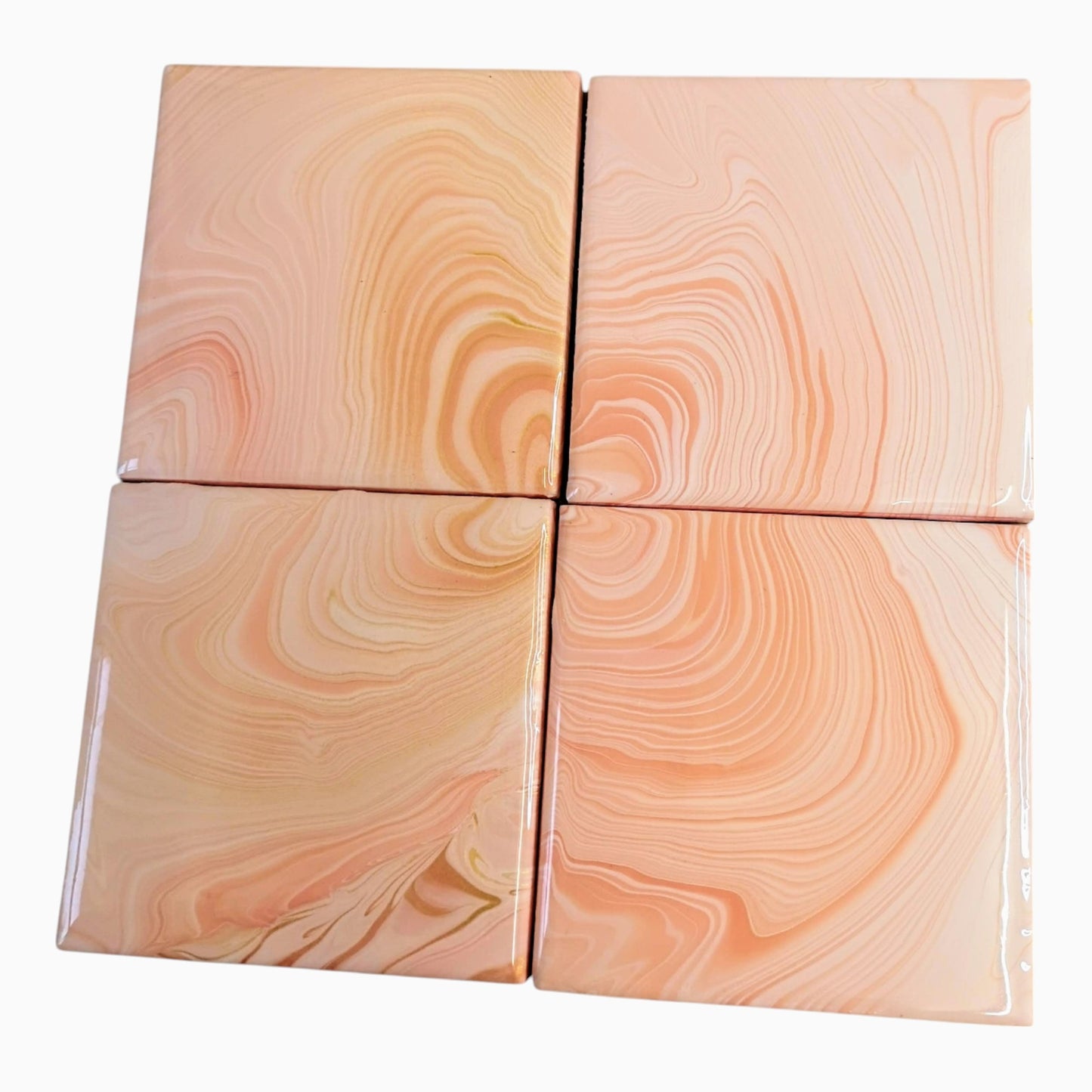 Ceramic Coasters - Coral Stone