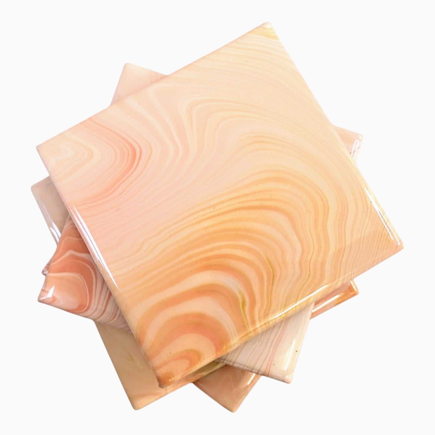 Ceramic Coasters - Coral Stone