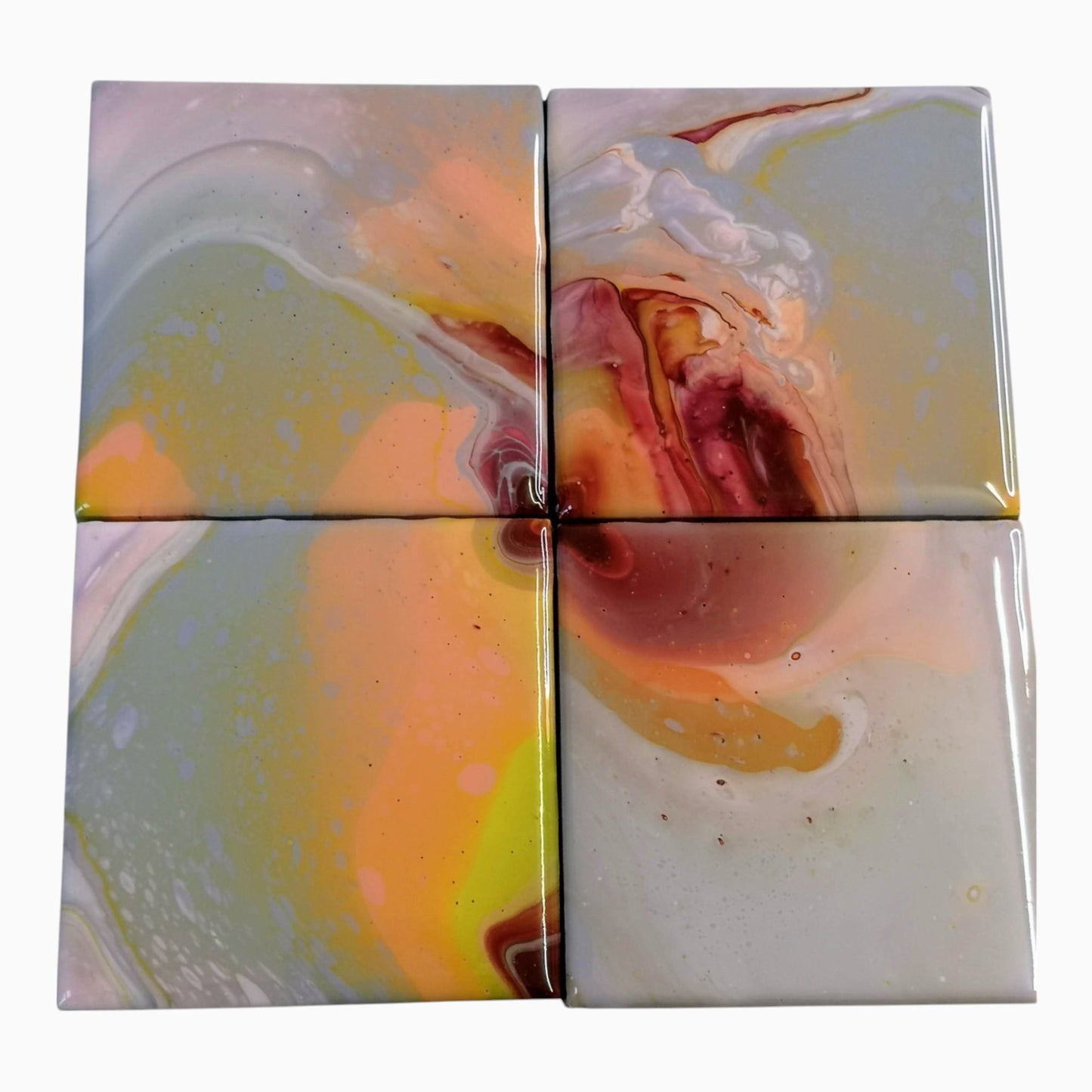 Ceramic Coasters - Lava Lamp