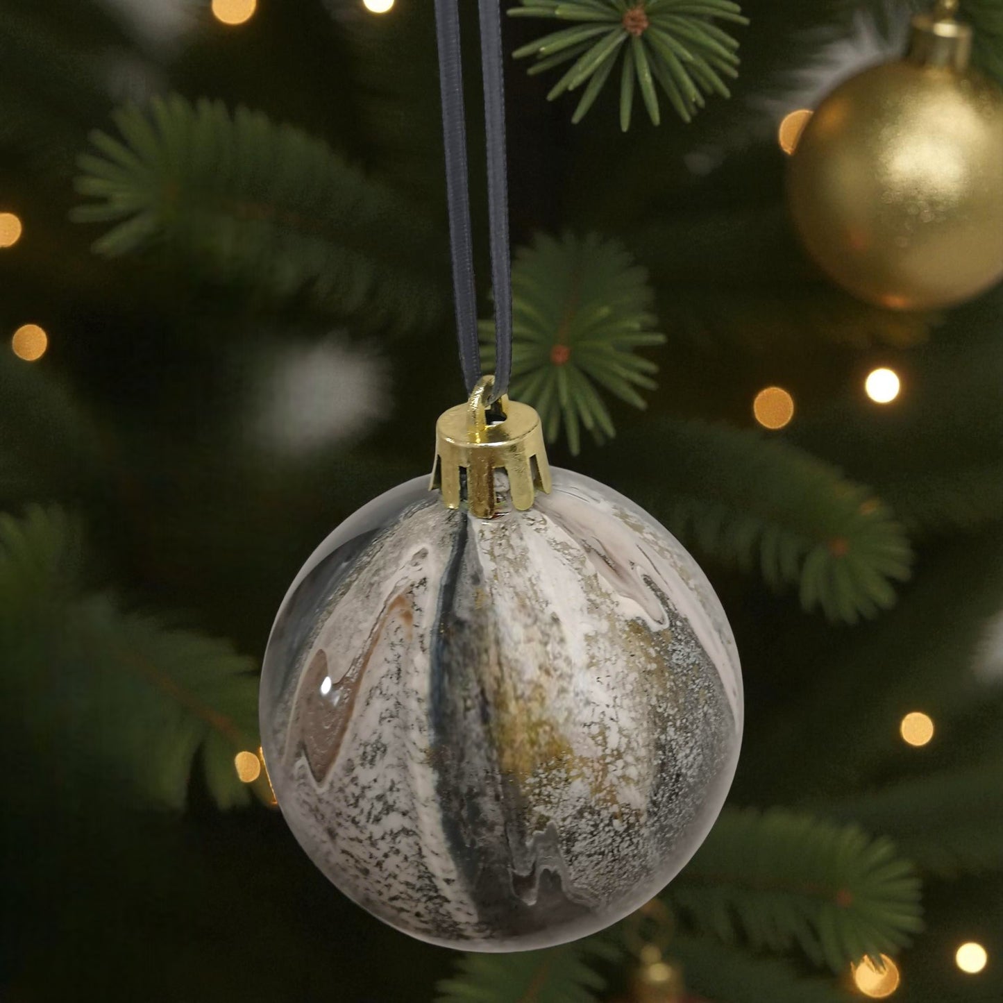 Acrylic Poured Baubles - Medium