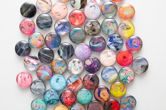 Acrylic Poured Fridge Magnets