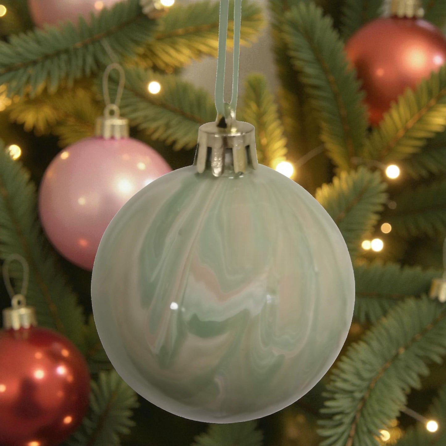 Acrylic Poured Baubles - Medium