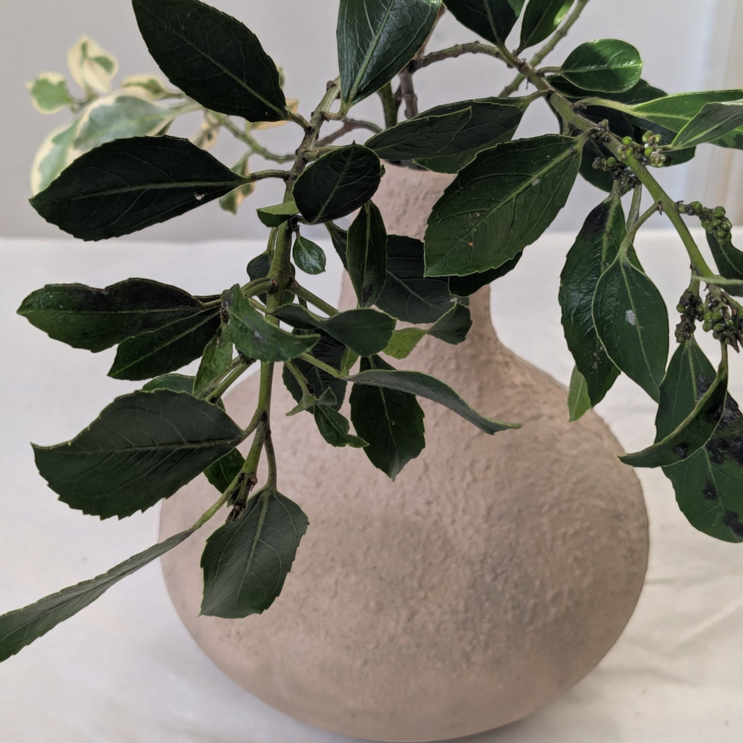 Stone Effect Bottle Vase
